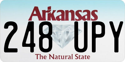 AR license plate 248UPY