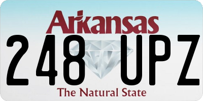 AR license plate 248UPZ