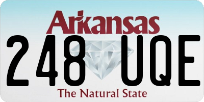 AR license plate 248UQE