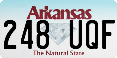 AR license plate 248UQF