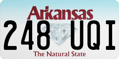 AR license plate 248UQI