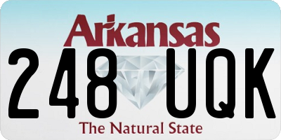 AR license plate 248UQK