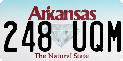AR license plate 248UQM