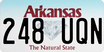 AR license plate 248UQN