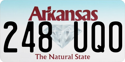 AR license plate 248UQO