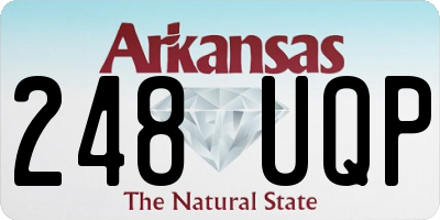AR license plate 248UQP