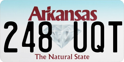 AR license plate 248UQT