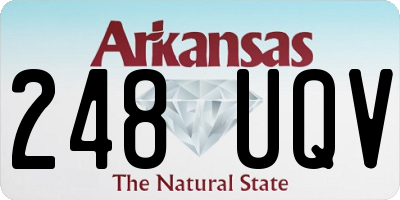 AR license plate 248UQV