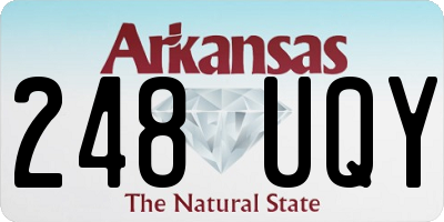 AR license plate 248UQY