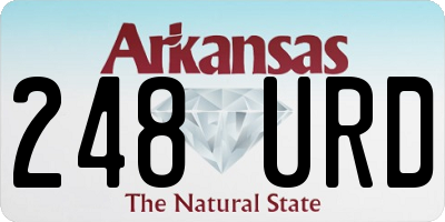 AR license plate 248URD