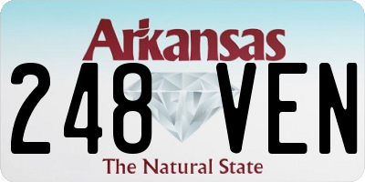 AR license plate 248VEN