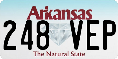 AR license plate 248VEP