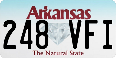 AR license plate 248VFI