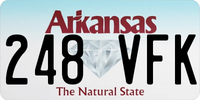 AR license plate 248VFK