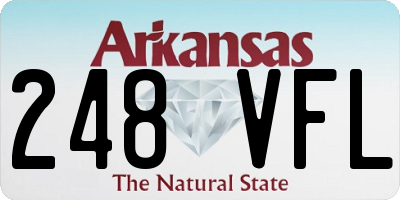 AR license plate 248VFL