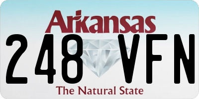 AR license plate 248VFN