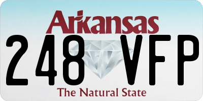 AR license plate 248VFP