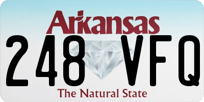 AR license plate 248VFQ