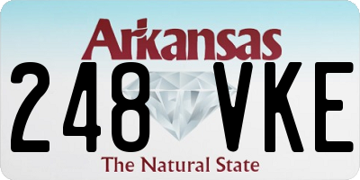 AR license plate 248VKE