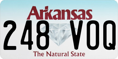 AR license plate 248VOQ