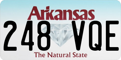 AR license plate 248VQE