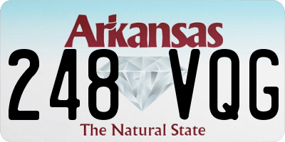 AR license plate 248VQG