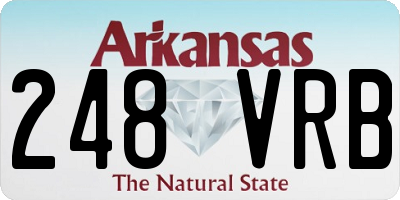 AR license plate 248VRB