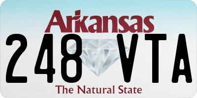 AR license plate 248VTA