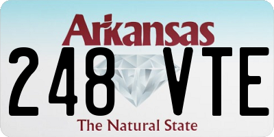 AR license plate 248VTE