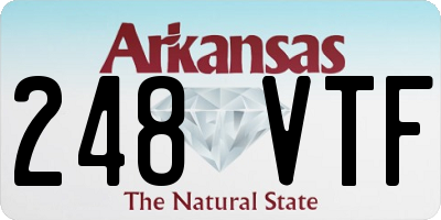 AR license plate 248VTF