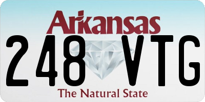 AR license plate 248VTG