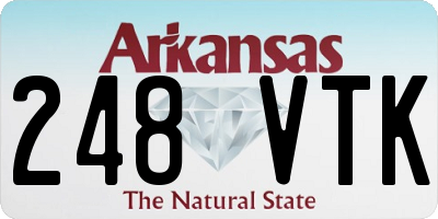 AR license plate 248VTK