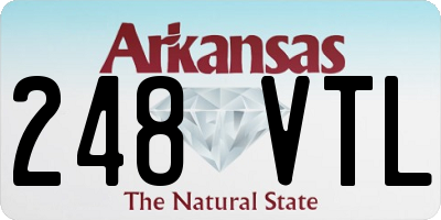 AR license plate 248VTL