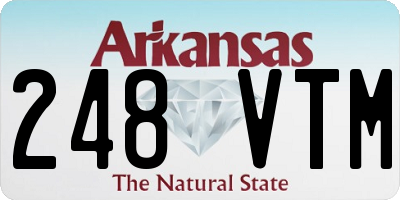 AR license plate 248VTM
