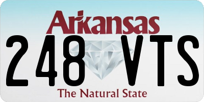 AR license plate 248VTS