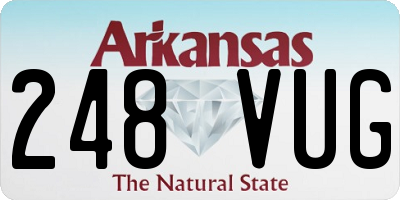 AR license plate 248VUG