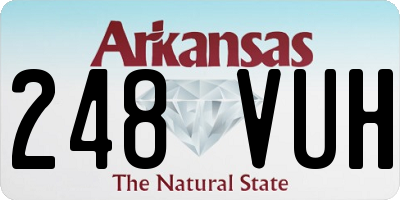 AR license plate 248VUH