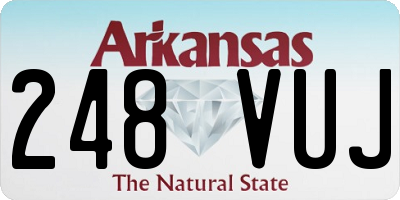 AR license plate 248VUJ
