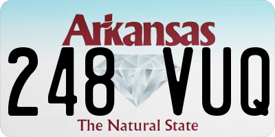 AR license plate 248VUQ