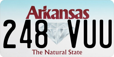 AR license plate 248VUU