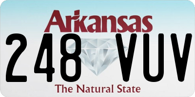 AR license plate 248VUV