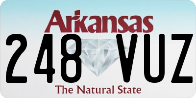 AR license plate 248VUZ