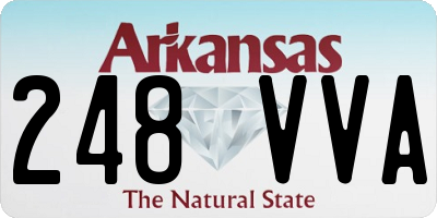 AR license plate 248VVA