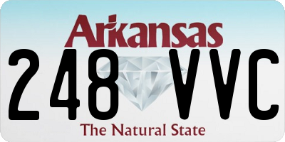 AR license plate 248VVC