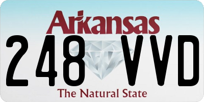 AR license plate 248VVD