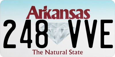 AR license plate 248VVE
