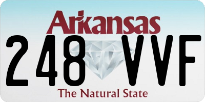 AR license plate 248VVF