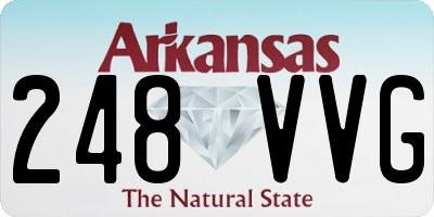 AR license plate 248VVG