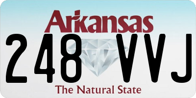 AR license plate 248VVJ