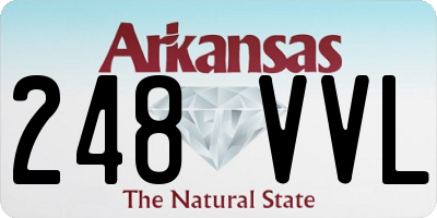 AR license plate 248VVL